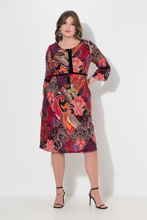 Produktbild Miamoda Kleid, Patch-Muster, Samtbänder (44)