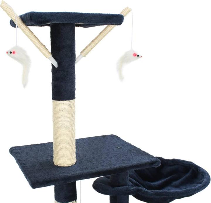 Produktbild vidaXL Kratzbaum (250 cm, Grau)