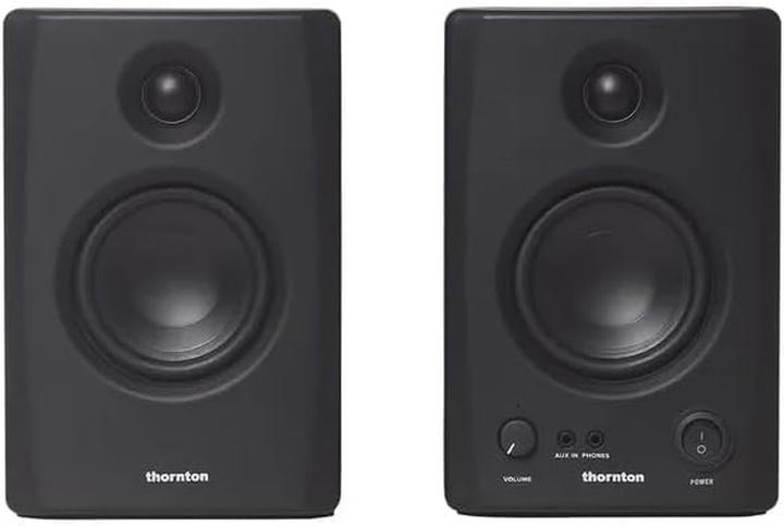 Actual product image Thornton Active studio monitors with Bluetooth, balanced inputs, headphone output, and acoustic tuning (Active, Pair)