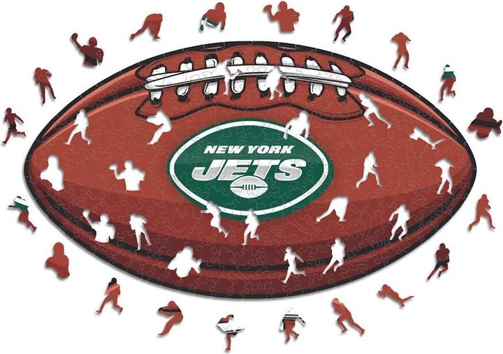 Produktbild Iconic NFL - New York Jets – Football mit Logo - Holz Puzzle Grösse M (270 Teile) (270 Teile)