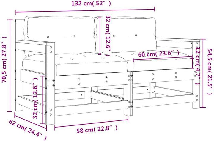 Produktbild vidaXL Gartenstuhl