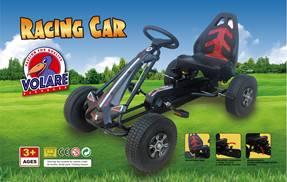 Produktbild Volare Go Kart Racing Car - Groot - Luchtbanden - zwart