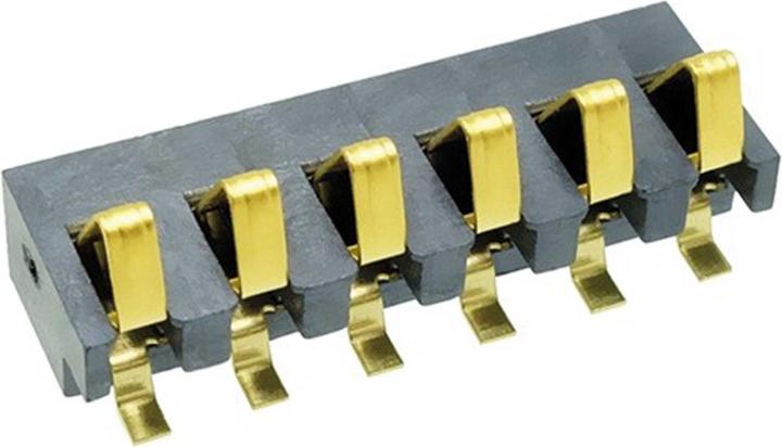 Image du produit Planet-Hobby contact à ressort 6 pôles 15x5,3mm