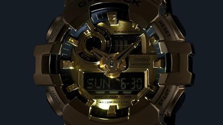 Produktbild G-Shock GM-700G-9AER (Digitaluhr, Analoguhr, Sportuhr, Chronograph, 53 mm)