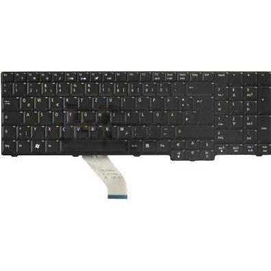 Acer Keyboard (NORDIC), Notebook Ersatzteile, Schwarz