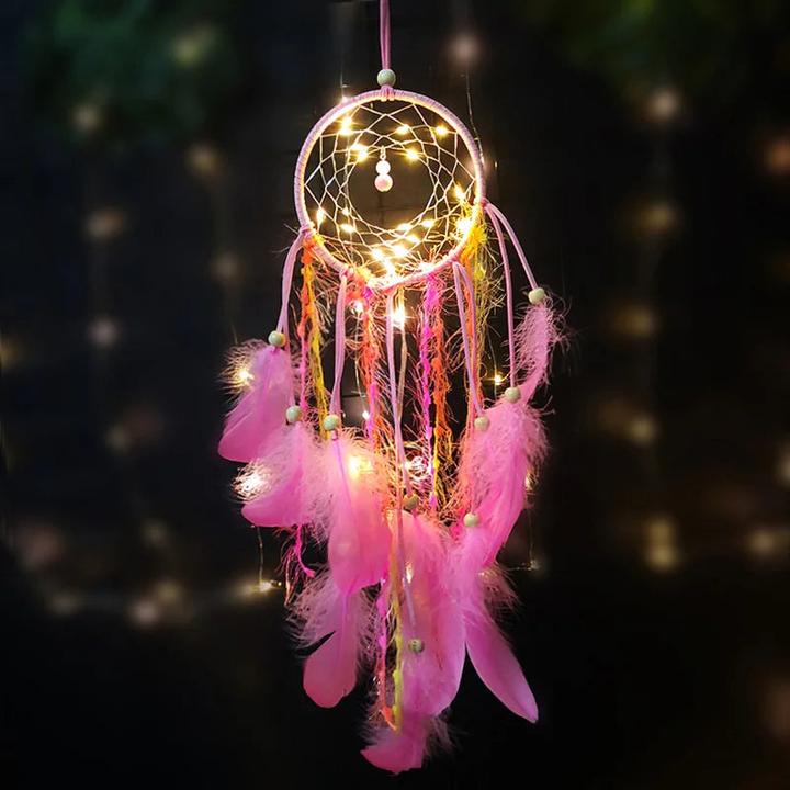 Produktbild Cover-Discount DIY Bastel-Set Traumfänger zum selber gestalten mit LED