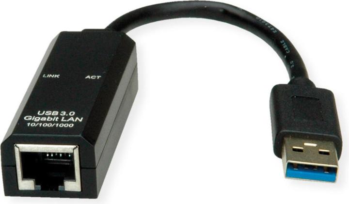 Actual product image Value USB3.2 Gen1 Gigabit Ethernet converter (USB-C 3.2 Gen 1, RJ45 Gigabit Ethernet (1x))