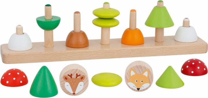 Produktbild Goki Farben- und Formensortierspiel 'kleine Waldfreunde'