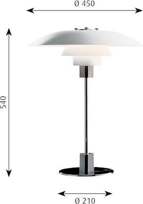 Actual product image Louis Poulsen PH 4/3 Table lamp (E27)