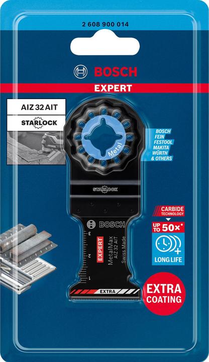 Produktbild Bosch Professional Zubehör EXPERT MetalMax AIZ 32 AIT Blatt für Multifunktionswerkzeuge, 40 x 32 mm