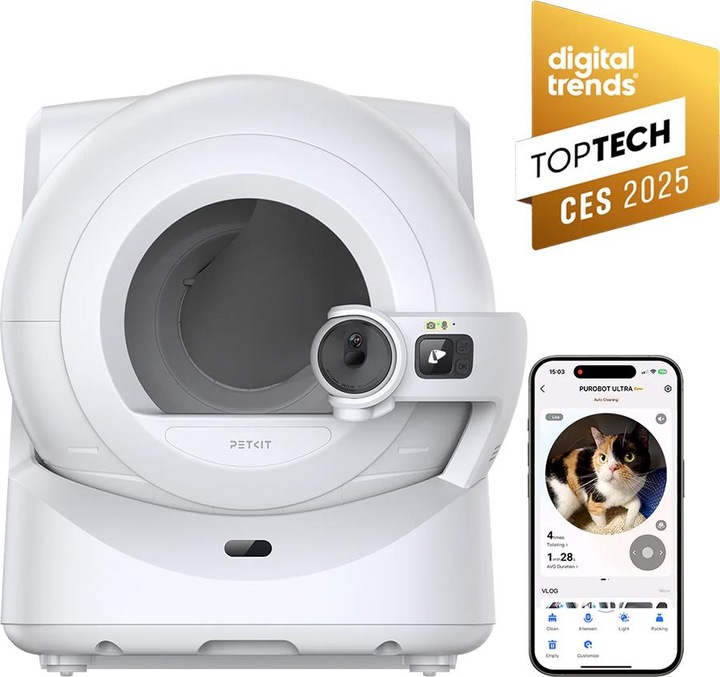 Image du produit Petkit Purobot Ultra (Bac à litière autonettoyant)