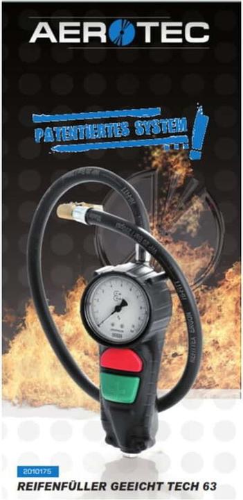 Actual product image Aerotec Compressed air tire filler calibrated TECH 63