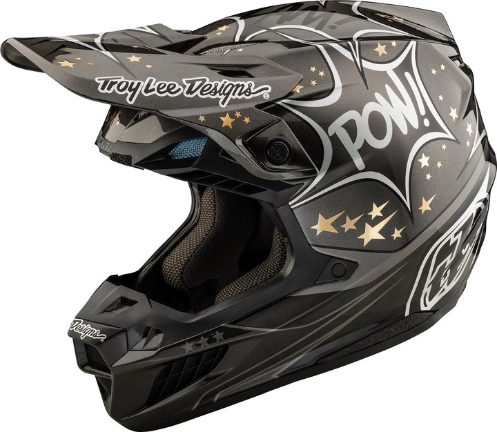 Troy Lee Designs SE5 ECE Carbon MIPS Helm, Cosmic Explosion, gray, L | 58-59cm (58 - 59 cm, L)