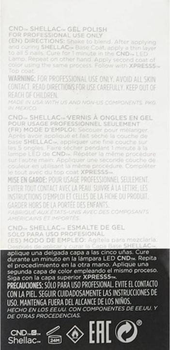 Actual product image CND Shellac - Color Coat Field Fox (Taupe, UV gel varnish)