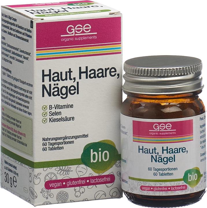 Produktbild GSE Haut Haare Nägel Complex Bio Tabl (60 Stk., Tabletten, 123 g)