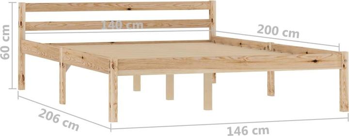 Image du produit vidaXL Bettgestell (140 x 200 cm)
