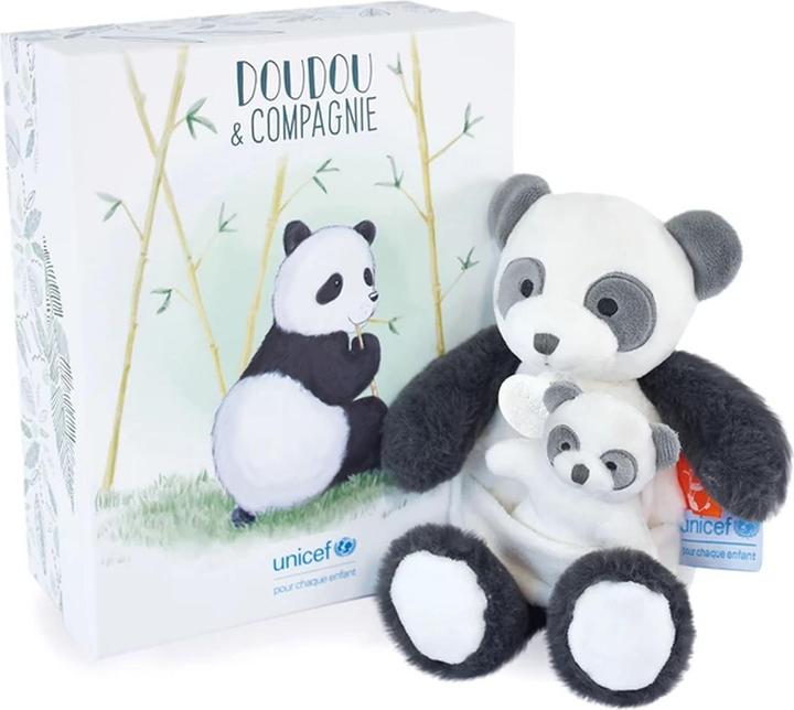 Produktbild Doudou et Compagnie Unicef Mama & Kind Panda 25cm (25 cm)