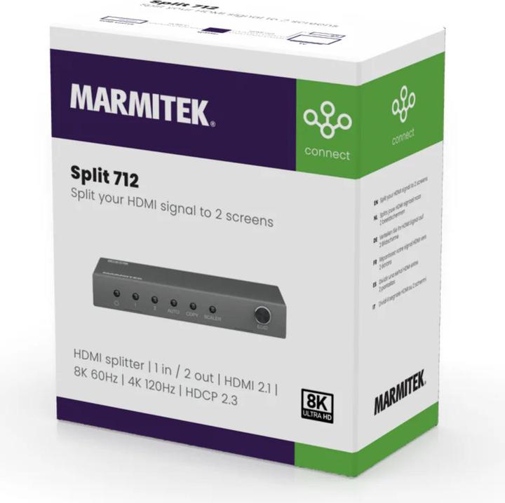Image du produit Marmitek Distributeur HDMI Split 712
