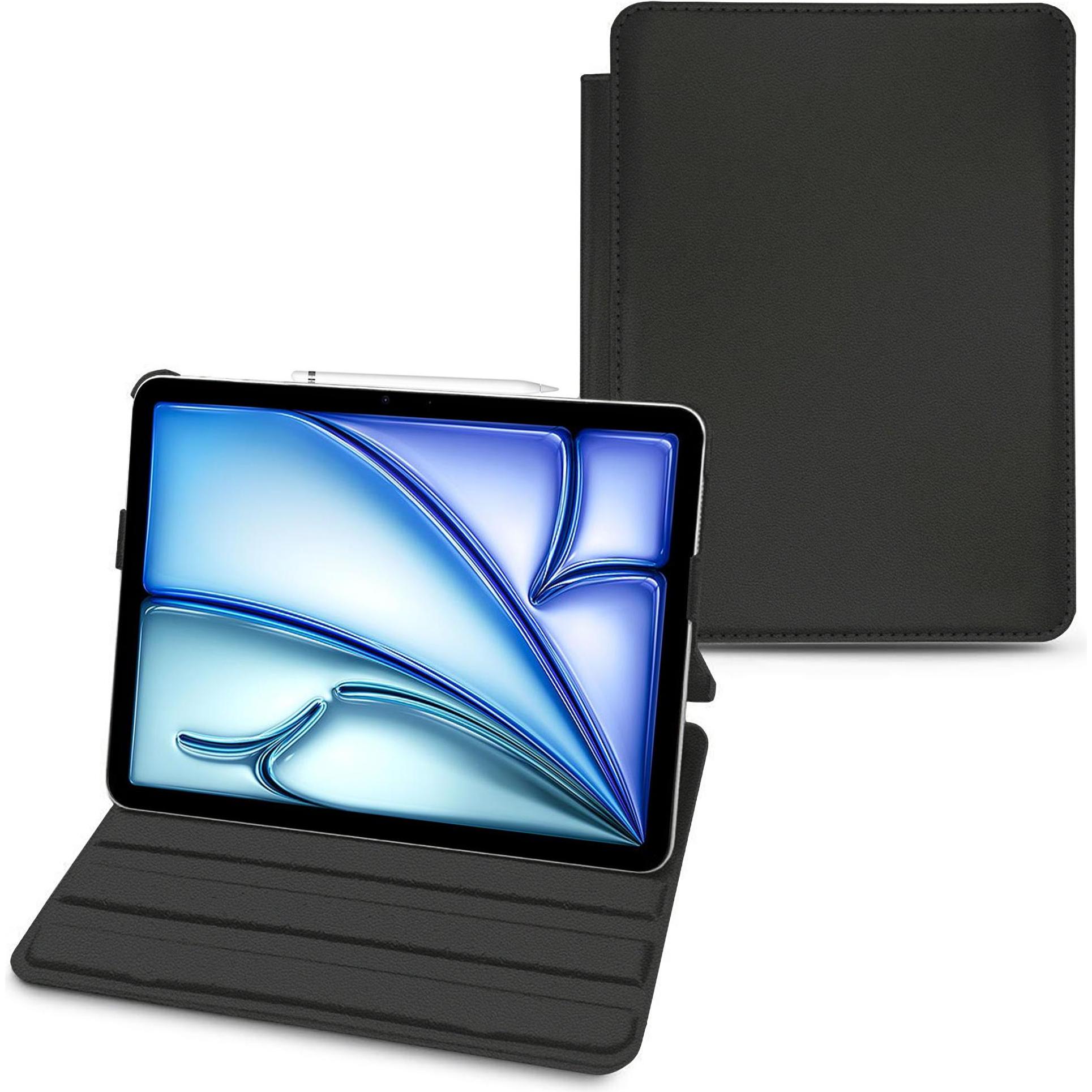Thumbnail - Noreve Lederschutzhülle horizontal (iPad Air 2022 (5. Gen), iPad Air 2020 (4. Gen)), Tablet Hülle, Schwarz