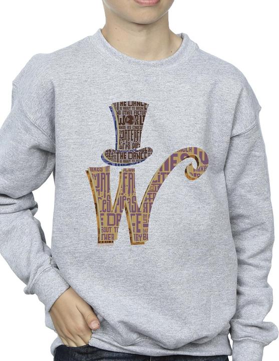 Immagine prodotto Willy Wonka & the Chocolate Factory W Logo Hat Felpa Ragazzi (104)