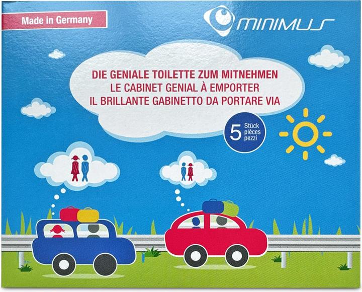Minimus Toilettes d'urgence 5ER-PACK