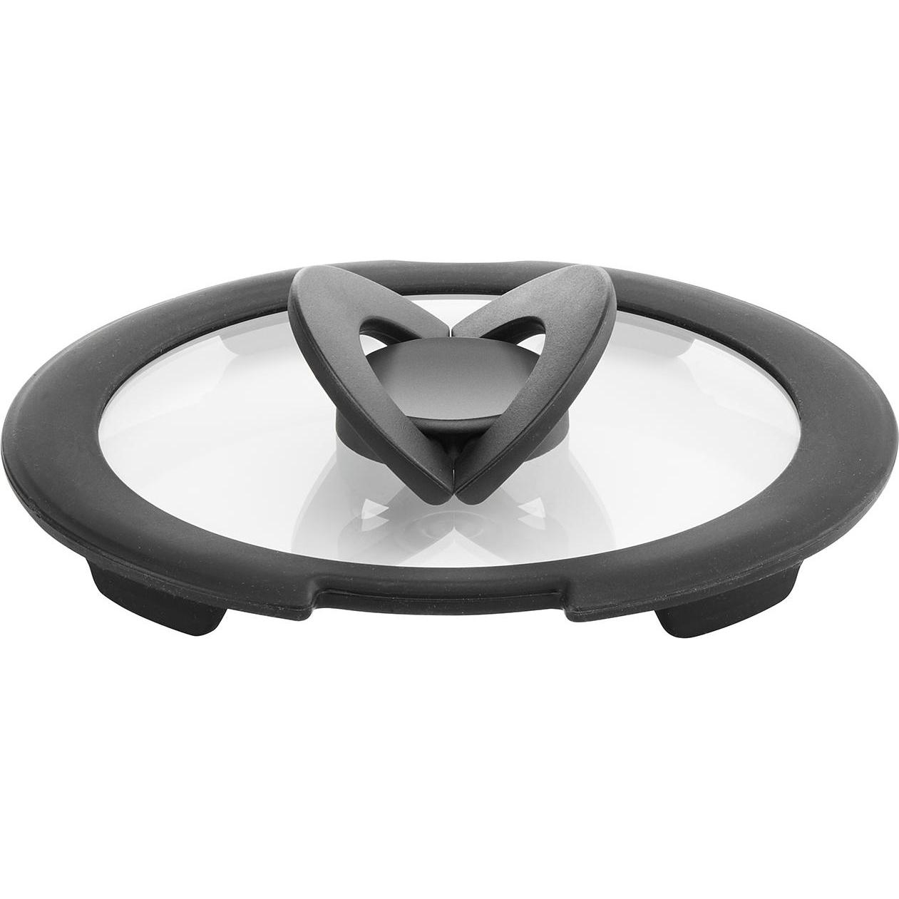 Lagostina Nero/Trasparente Ingenio - Coperchio Vetro ¥ 16Cm, Accessori Per Pentole E Padelle,