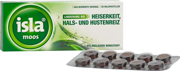 Produktbild Isla moos Halspastillen, 30 St. Pastillen (30 Stück)