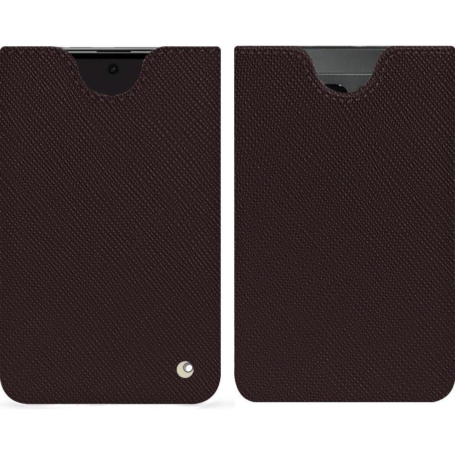 Noreve Lederschutzhülle (Google Pixel Fold), Smartphone Hülle, Braun