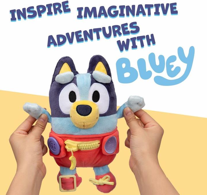Actual product image Bluey - baby teddy with diaper, 25 cm (90334) (30 cm)