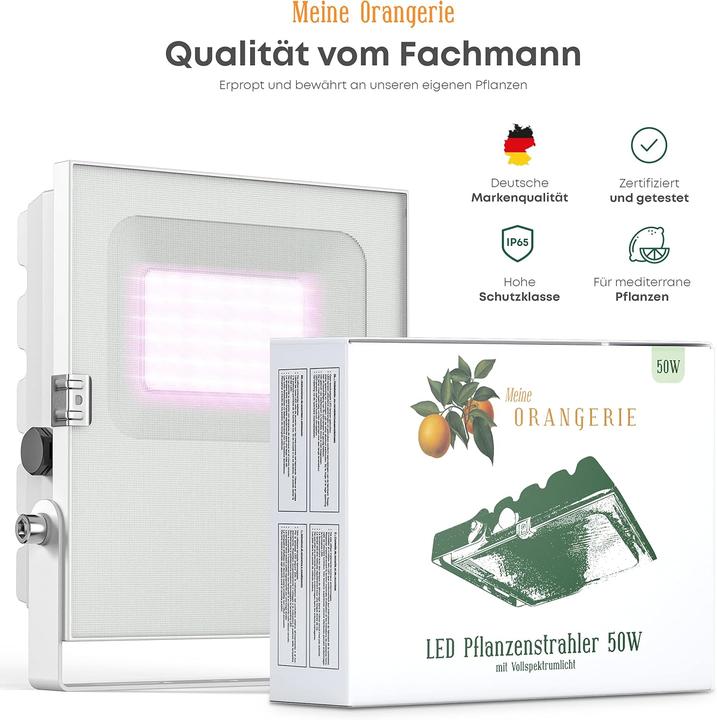 Immagine prodotto Meine Orangerie Lampada per piante (LED, 230 V)