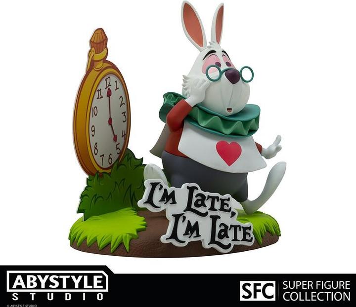Actual product image ABYstyle ST Disney Alice in Wonderland White Rabbit 10cm