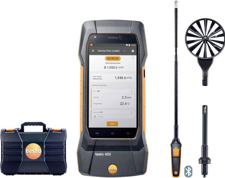 Produktbild Testo 400 Strömungs-Setmit 16 mm Flügelrad 0563 0400 72