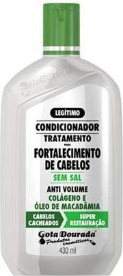 Actual product image Gota Dourada Fortifying and Defining Conditioner for Curly Hair