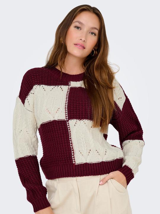 Actual product image JdY Jdyjusty L/S Mix Struc Pullover Knt Noos (S)