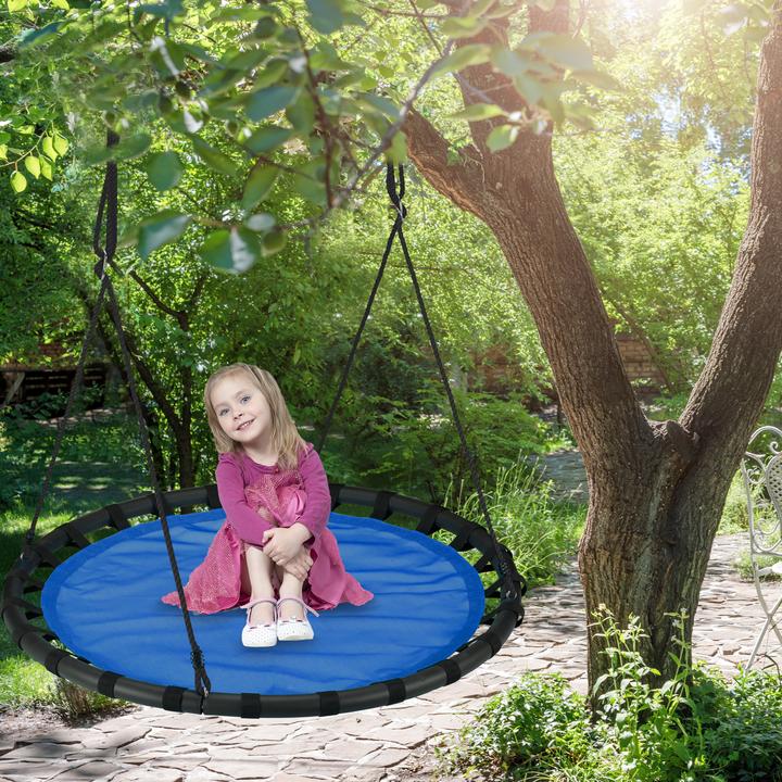 Actual product image Relaxdays 120 cm Nest Swing