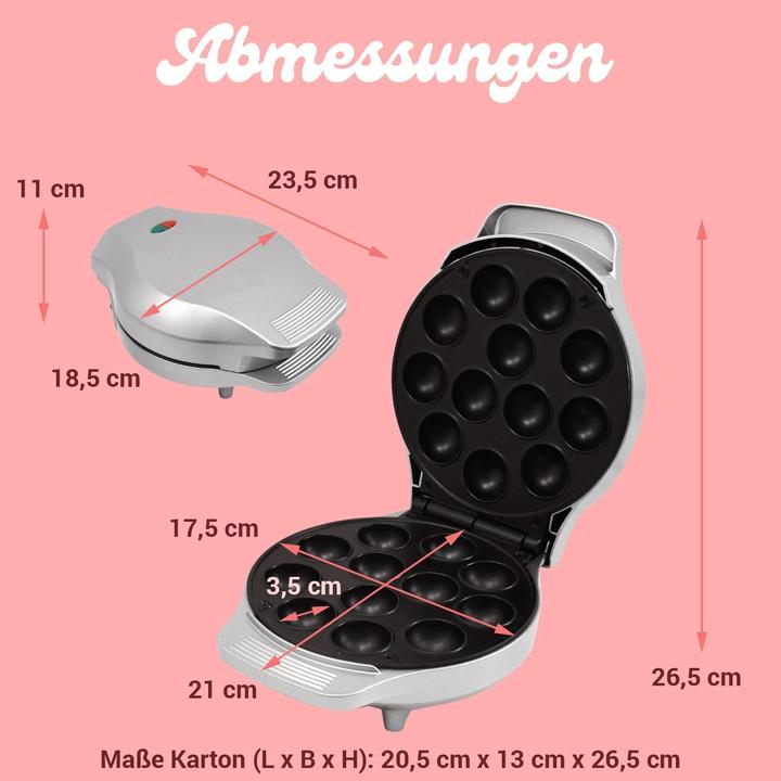 Immagine prodotto Syntrox Cake Pop Maker für 12 Stück