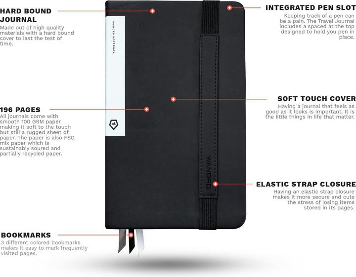 Wandrd NOTEBOOK Yellow (Gepunktet, Weicher Einband)