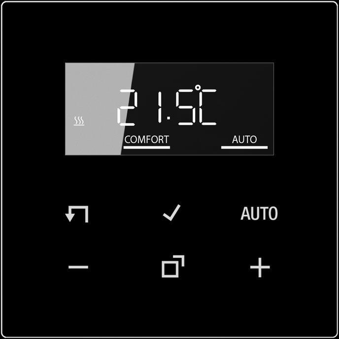 Produktbild JUNG HOME BTLS1791SW Raumthermostat-Display
