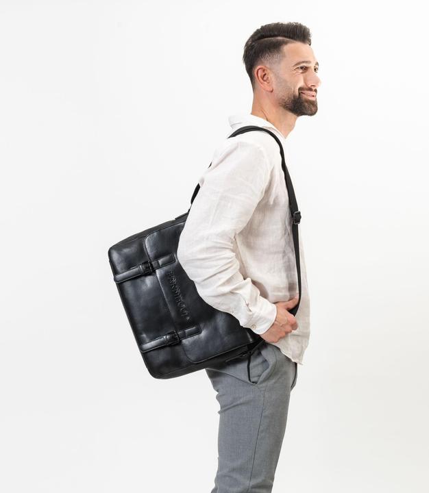 Image du produit Farmhood Memphis Porte-documents Messenger en cuir 38 cm Compartiment pour ordinateur portable