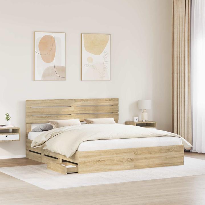 Produktbild vidaXL Bettrahmen (200 x 200 cm)