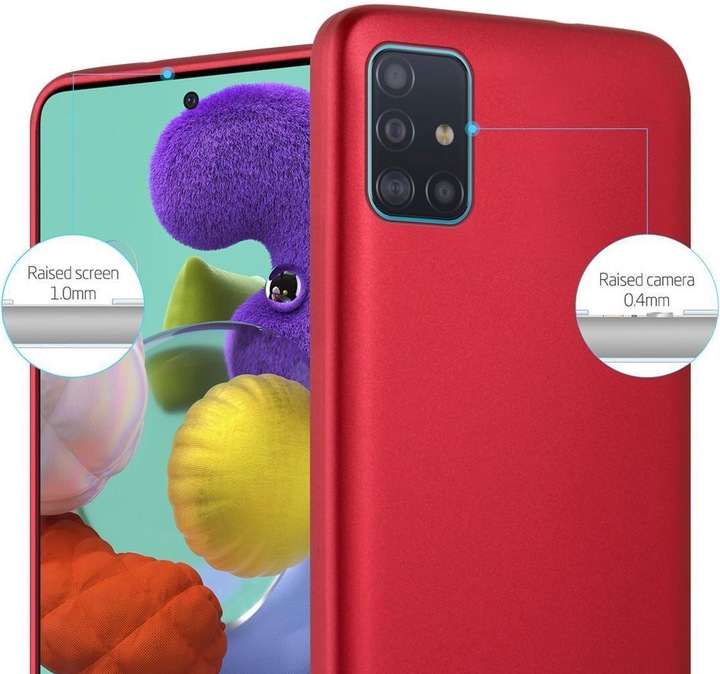 Produktbild Cadorabo TPU Matt Metallic Cover (Samsung Galaxy A71)