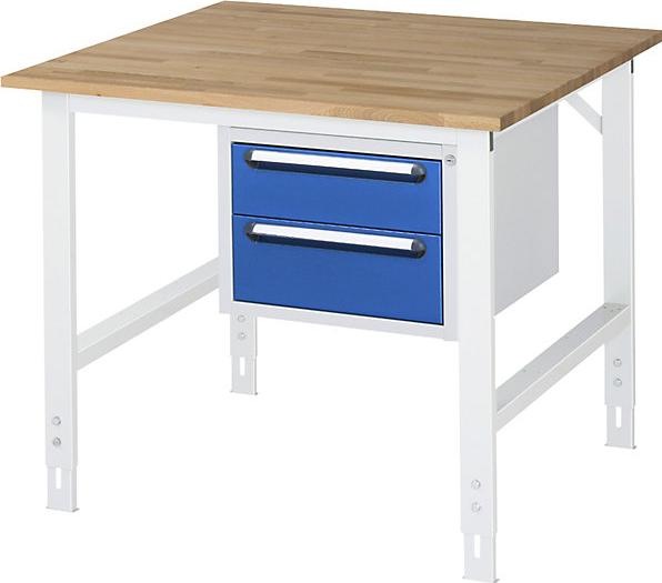 Produktbild RAU Werkbänke Arbeitstisch Tom K Modell 03 Höhe 760 bis 1080 mm verstellbar (100 cm, 100 cm)