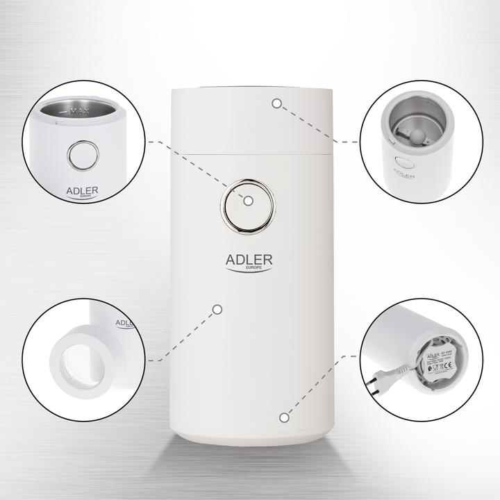 Image du produit Adler Broyeur à café électrique AD-4446WS