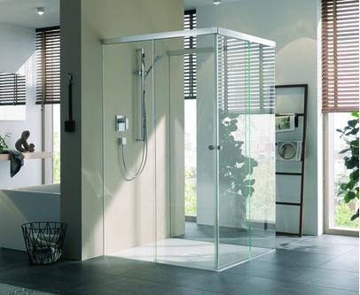 Immagine prodotto Vitris Doccia angolare 2flg, 20kg, 950mm, nero-nero