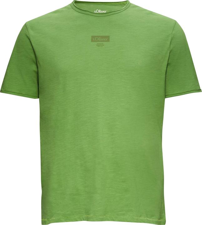 Produktbild S.Oliver T-Shirt T-Shirt mit Flammgarnstruktur (XXL)