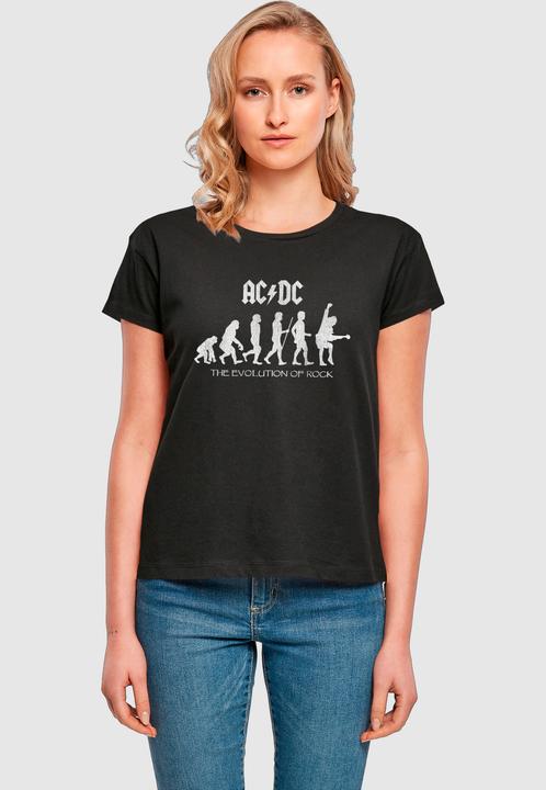 Produktbild Merchcode Ladies ACDC - Evolution Of Rock Box Tee - 165689 (XS)