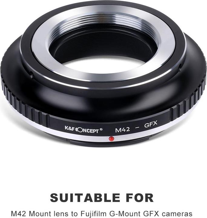 Produktbild K&F Concept High Precision Lens Adapter Mount, M42-GFX