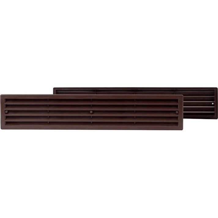 Euro3plast, Belüftungssystem, GRILLE DOOR VENTILATION 450X92, BROWN