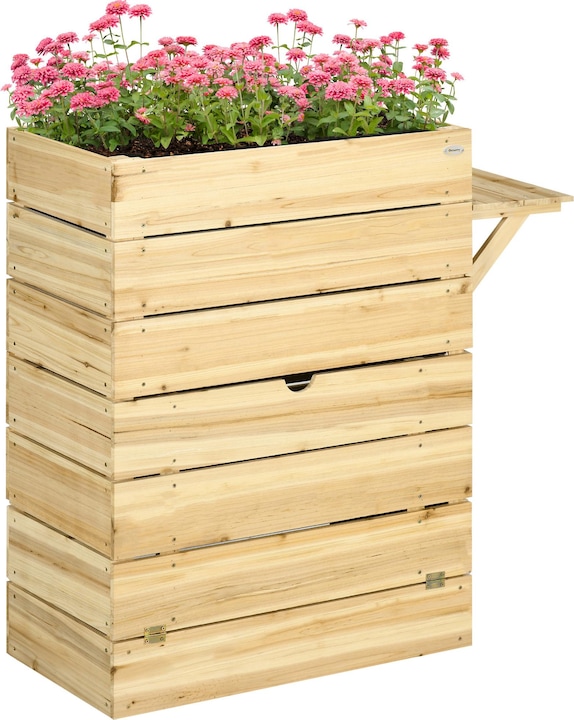 Produktbild Outsunny Hochbeet mit Schrank
