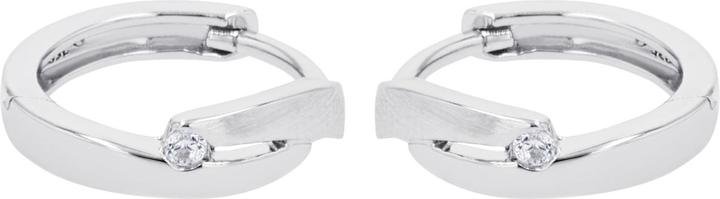 Actual product image Amor Ohrschmuck für Damen, 925 Sterling Silber, Zirkonia synth. (Silver 925)